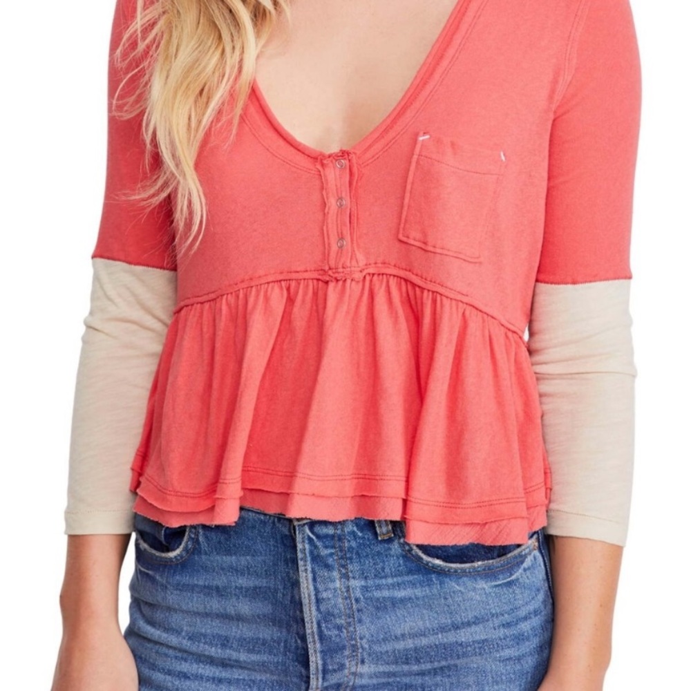 NWOT Free People Heart of Mine Mini Top S
